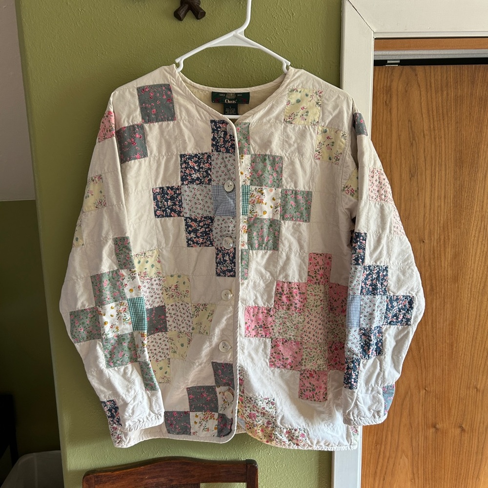 Quilt Patchwork Shirt Jacket